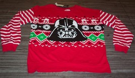 STAR WARS DARTH VADER CHRISTMAS SWEATER STYLE Crew Sweatshirt MEDIUM NEW... - $34.65