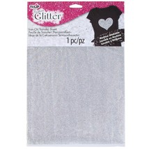Tulip Iron-On Transfer Sheet 8.5&quot;X11&quot; 1/Pkg-Silver Glitter - £21.08 GBP