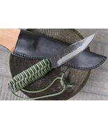 Masano Toyokuni TKA-012 Ren 4.52&quot; Damascus Fixed Blade Hunting Camp Knife - $217.80