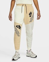 Nike Sportswear Tech Fleece Joggers &quot;Sesame&quot; Coconut Milk Light Bone Bla... - £60.95 GBP