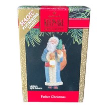 1991 Hallmark Keepsake Ornament Father Christmas Magic Flickering Light - £11.22 GBP