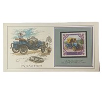 1909 Packard Mongolia Stamp Basil Smith Print Issued 1980 Cars Automobile - £11.11 GBP