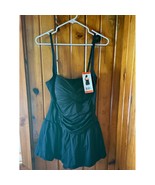 Black Swim Dress Tummy Control Swimsuit One Piece Size  XXL (14-16) - $570.20 MXN