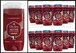 12 Old Spice Solid Deodorant-ACTIVE Defense Fast Break Alumnum Free Big 3oz Lot - $77.37