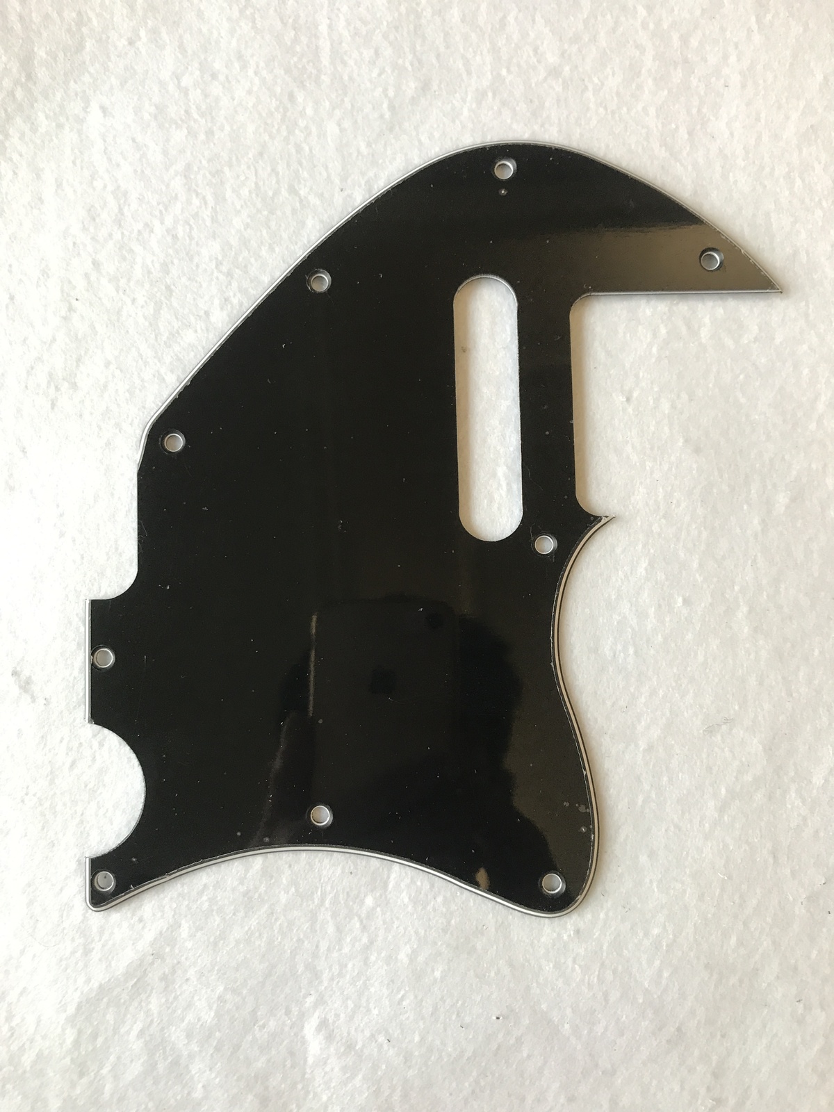 NEW 3 Ply Black Guitar For US Tele Pickguard Merle Haggard f hole