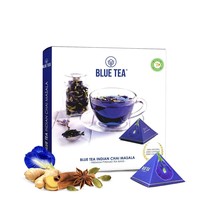 BLUE TEA Indian Chai Masala 12 Teabags Caffeine-Gluten Free - £16.87 GBP