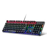 Z-EDGE UK104 104 Keys USB Wired Mechanical Gaming Keyboard  - $81.69 CAD