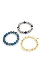 U Link Stone Beaded Bracelet Set. - $16.29 CAD