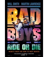 Bad Boys Ride or Die Movie Poster Will Smith Art Film Print Size 11x17 -... - £9.36 GBP+