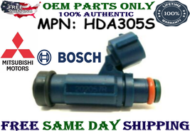 #HDA305S 1 PACK Bosch OEM Fuel Injector for 2005, 2006 Mitsubishi Lancer 2.4L I4 - £29.57 GBP
