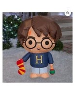Gemmy Harry Potter Christmas Inflatable 3.2 Feet Yard Decor Lights Up - $782.05 MXN