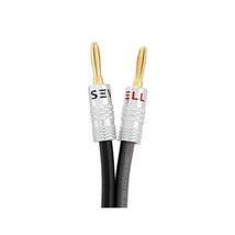 Silverback Speaker Wire by Sewell with Silverback Banana Plugs, 10 ft ,12 AWG, O - £30.80 GBP