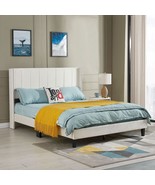 Queen Bed Frame/Velvet Upholstered Bed Frame With Vertical Channel Tufte... - £190.94 GBP