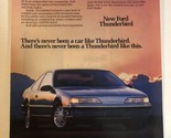 Ford Thunderbird Vintage Print Ad Advertisement pa11 - £6.99 GBP