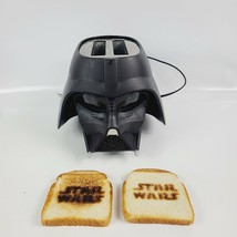 Darth Vader 2 Slice Toaster Disney Black Helmet Mask Tested Works - £22.41 GBP