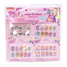 JoJo Siwa Press-On Nails Party Pack, 4 Packs of 10 Nails in Each Pack - £7.07 GBP