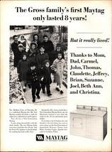 1967 print ad -MAYTAG laundry washer -GROSS family Thornton Illinois advertising - £21.51 GBP