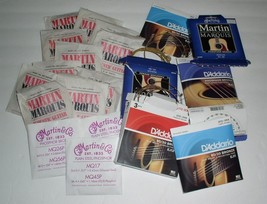 Martin Marquis Guitar String Lot Of 75 Used Assortment D&#39;Addario Jewelry Wire - £23.97 GBP
