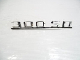 1985 Mercedes W126 300SD emblem, on trunk lid 300SD 1268170715 - $18.69