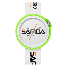 SANDA 3200 Japan Waterproof UNISEX Sports Quartz Watch, Durable Silicone Belt - £30.37 GBP