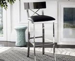Safavieh American Homes Collection Zoey Black Stainless Steel Cross Back... - $488.99