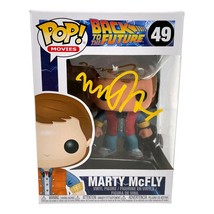 Michael J. Fox Autographed Back to the Future Funko Pop #49 Marty McFly JSA COA - £531.62 GBP
