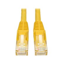 Tripp Lite Cat6 Gigabit Snagless Molded Patch Cable (RJ45 M/M) - Yellow,... - $12.72