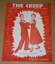 The Creep Dance Fred Astaire Sheet Music Vintage 1953 - £11.98 GBP