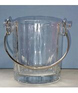 Vintage Italian Mid Century Modern Crystal Ice Bucket - $25.71