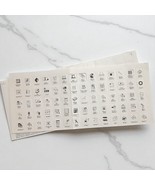 Macintosh software icon stickers For Floppy Disks 1980s VTG HTF - $40.60 CAD