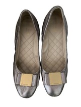 Cole Haan Ballet Flats Bronze Color Quilted Gold Bow Size 9.5 - $369.95 MXN