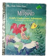 The Little Mermaid Ariels Underwater Adventure 1992 Vintage A Little Gol... - $93.18 MXN