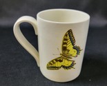 Vintage Portmeirion Botanic Garden 1972 Yellow Flowers Moth 12 oz Mug #1... - $19.79