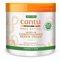 Cantu Shea Butter LEAVE-IN Conditioning Repair Cream New Formula 16oz - £5.93 GBP