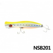 NOEBY 1 Pcs Fishing Lure 200mm/116g Top Water Big Popper Hard Bait VMC Treble Ho - £82.20 GBP