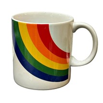 1980s Rainbow Coffee Mug FTDA Stranger Things Collectible Vintage Made i... - $9.64