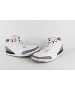 Nike Air Jordan 3 Retro JTH Super Bowl Andre Drummond Game Worn Shoes 18 White - €644,82 EUR