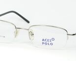 Aces Polo 1026 03 Silber Brille Metallrahmen Acespolo 50-17-138mm - $49.49