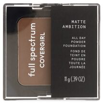 COVERGIRL Full Spectrum Matte Ambition All-Day Powder Foundation, Deep C... - $5.99