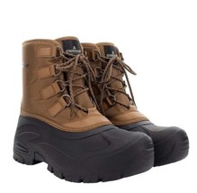 Staheekum Men&#39;s Size 9 Snow Boots Cold Rated -20, Brown, New in Box - $600.56 MXN