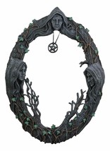Ebros Triple Goddess Mother Maiden Crone Wall Hanging Mirror Plaque 17&quot; ... - £63.79 GBP