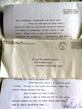 1969 Vintage Letter Stamped Envelope Snyder Hall URH To Sacramento CA Ep... - $15.00