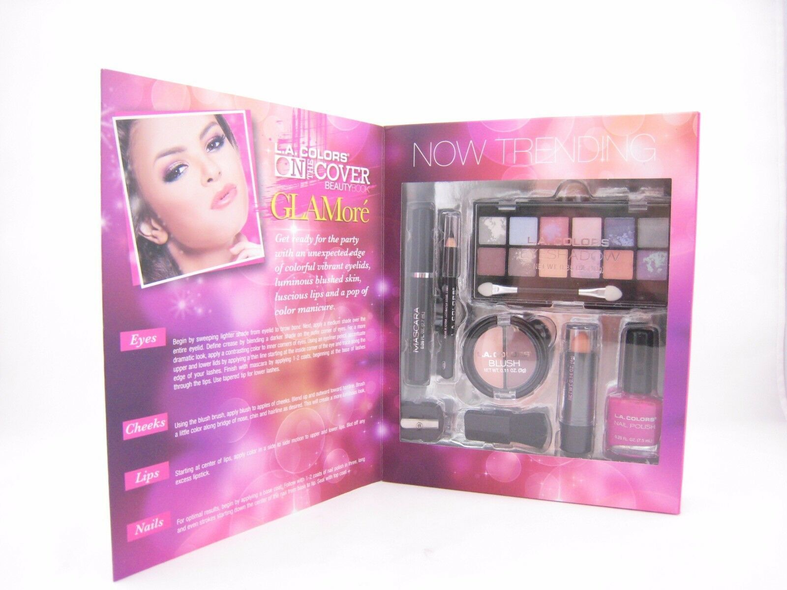 L.A. Colors On The Cover Beauty Book Glamor'e 20 Piece Set - $12.75
