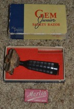 Gem junior vintage Safety Razor The Parade single edge SE Original box &amp;... - $65.44