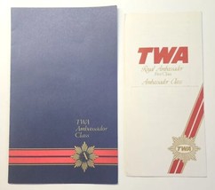 TWA Airlines Passenger Coupons 1988  Jacket Ambassador Club PB202 - £31.26 GBP