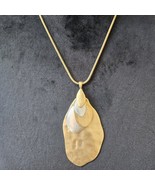 Womens Gold &amp; Silver Tone Disc Metal Pendant Choker Necklace with Earring - $37.91 CAD