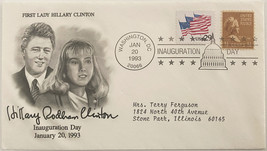 First Lady Hillary Clinton Inauguration Day 1993 First Day Cover - £39.34 GBP