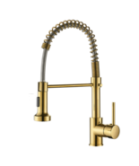 Pull-Down Kitchen Faucet: Single Handle, Commercial Style - $2,041.58 MXN