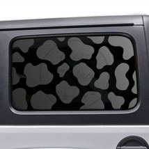 Fits 2018-2022 Jeep Wrangler JLU Animal Cow Spot Print Rear Window Decal Sticker - £23.46 GBP