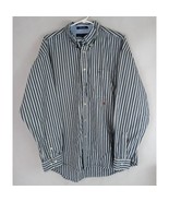 Vintage Tommy Hilfiger Men&#39;s Striped Long Sleeve Dress Shirt Size XL - $27.05 CAD